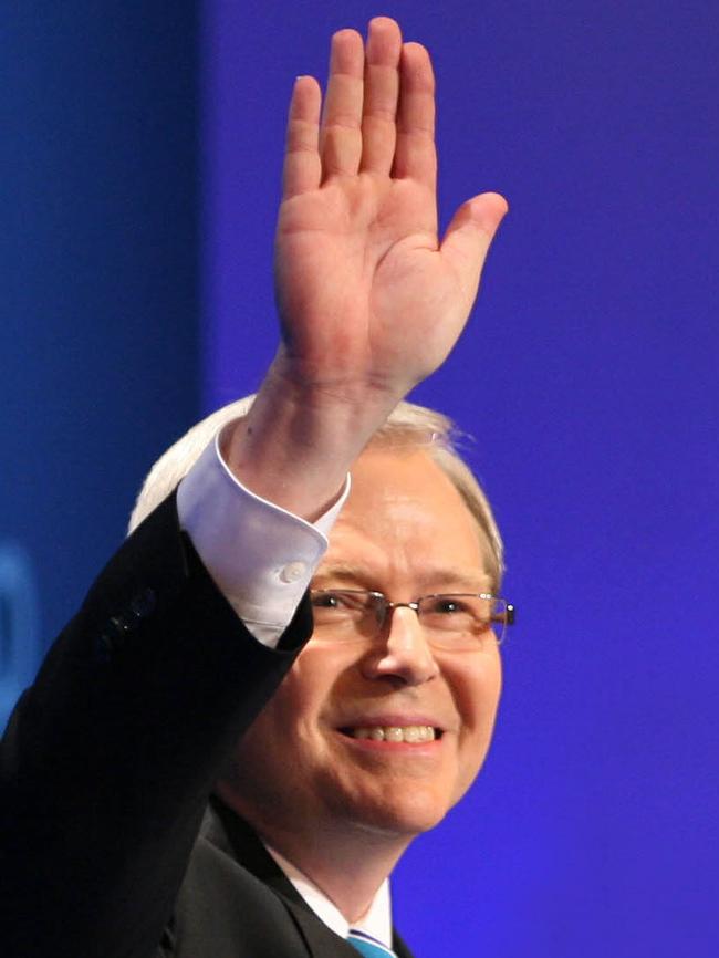 Kevin Rudd in 2007.