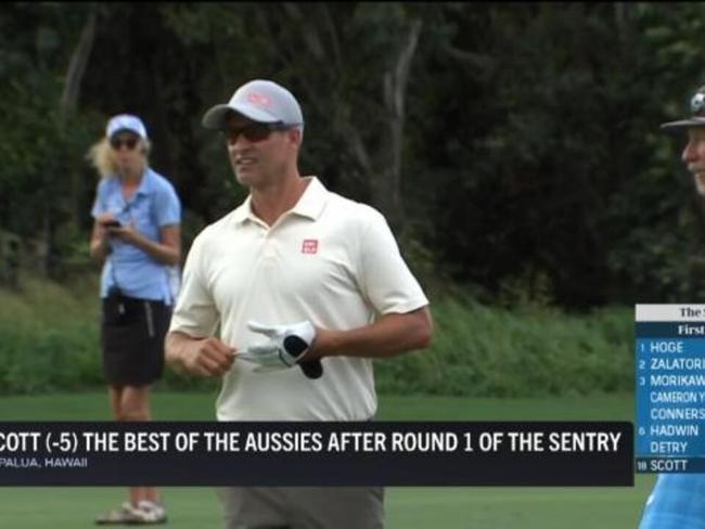 Scott leads Aussies in Hawaii