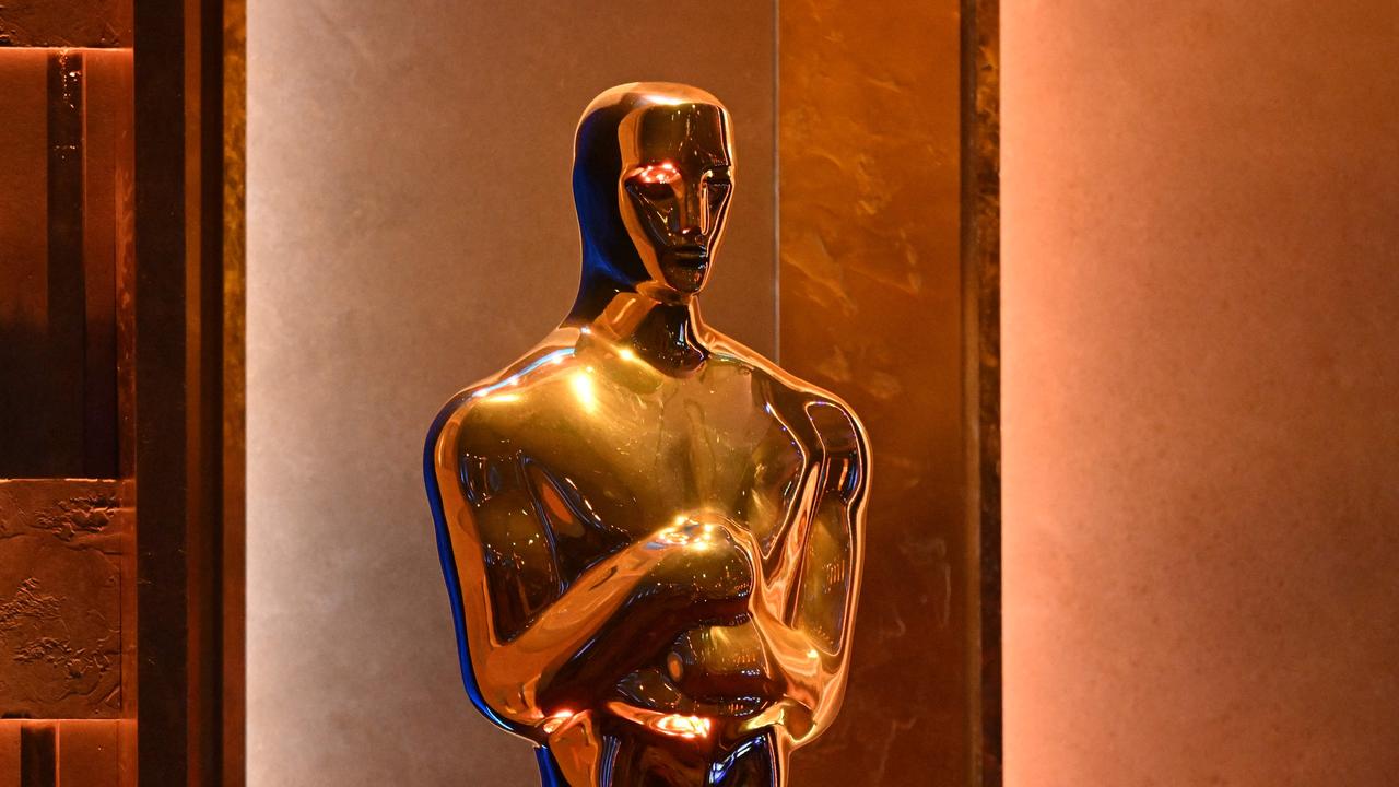 (FILES) An Oscar statue is seen during the Academy of Motion Picture Arts and Sciences' 14th Annual Governors Awards at the Ray Dolby Ballroom in Los Angeles on January 9, 2024. From dramas about the atomic bomb and Auschwitz, to comedies about dolls and sex-mad reanimated corpses, this Sunday's Oscars best picture lineup is the most varied in years. Here are the ten movies from 2023 that will go head-to-head for Hollywood's most prestigious prize: American Fiction, Anatomy of a Fall, Barbie, The Holdovers, Killers of the Flower Moon, Maestro, Oppenheimer, Past Lives, Poor Things, The Zone of Interest. (Photo by Robyn BECK / AFP)