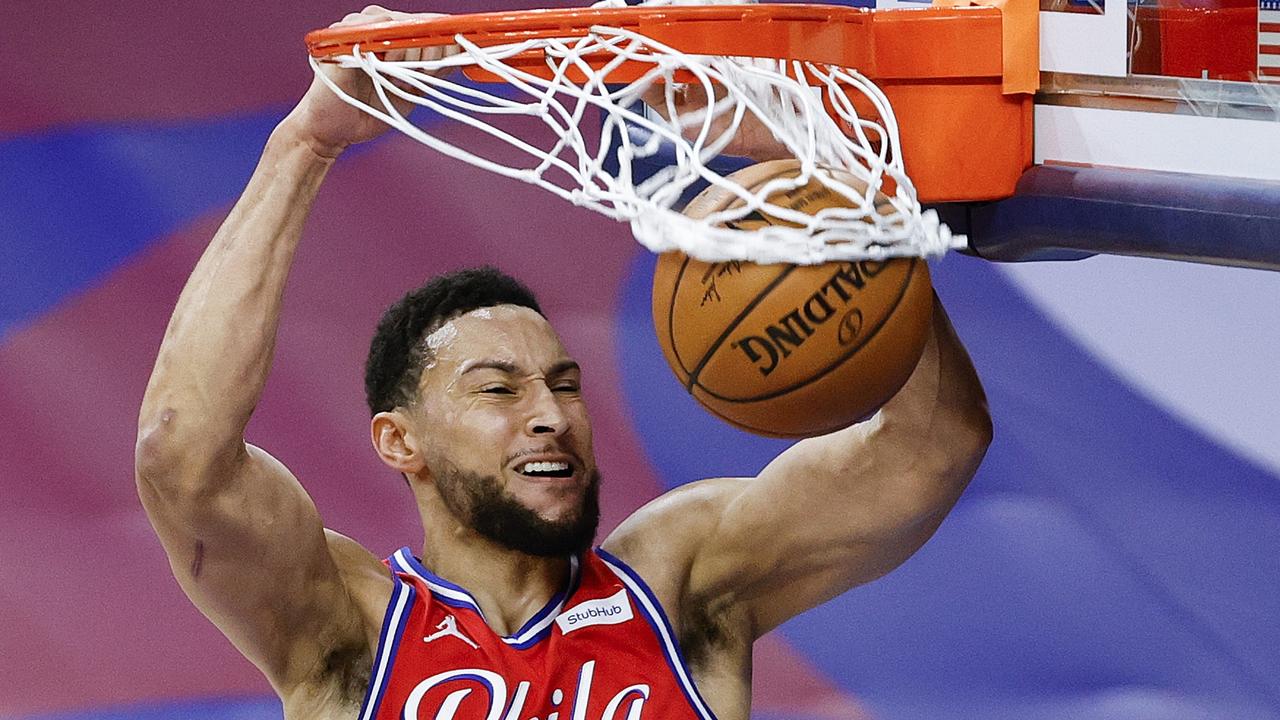 Ben Simmons had 20 points. Tim Nwachukwu/Getty Images/AFP
