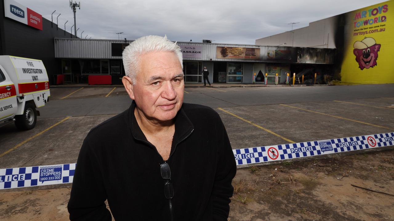 Dan Tumataroa was contacted by his restaurant’s manager early this morning with the message “I think our shop is on fire”. Picture: Annette Dew