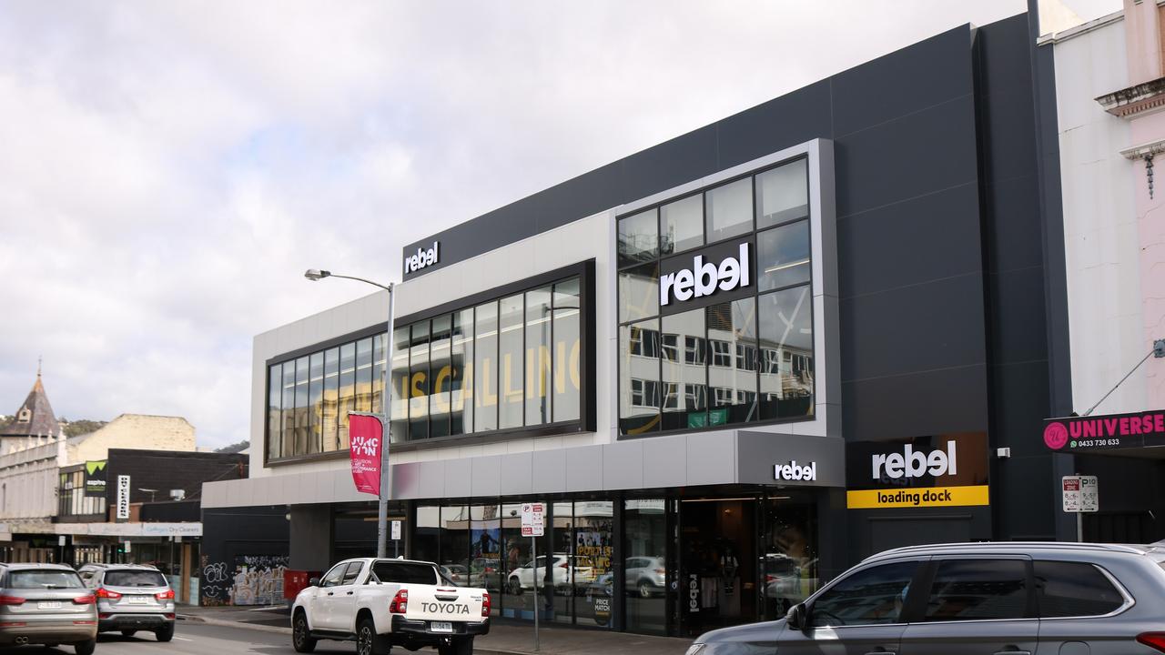 The Rebel Sport Launceston store on York Street. Picture: Stephanie Dalton