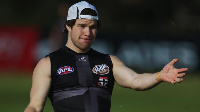 Nathan Freeman has made positive steps towards making his AFL debut after a horror run with hamstring injuries. Picture: Michael Dodge/Getty Images