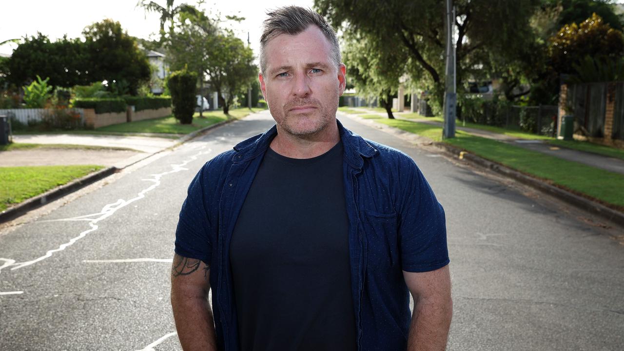 Damion Douglass is the founder of the RSNCW neighbourhood crime watchers, Rochedale South. Picture: Liam Kidston