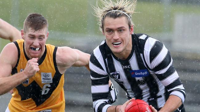 Darcy Moore in action in the VFL. Pic: Michael Klein