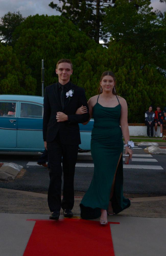 Ziggy Gibson and Amy Ryan at Assumption College's year 12 formal on April 22, 2025. Photo: Jessica Klein