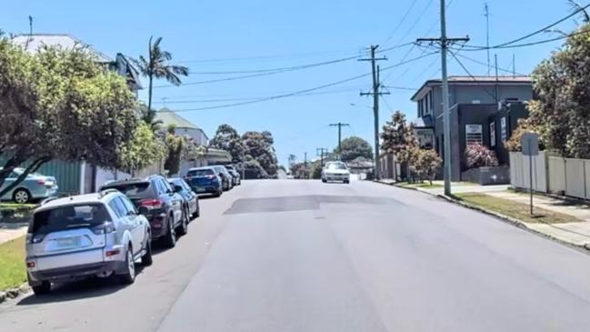 Two women have survived a terrifying ordeal after a wannabe carjacker held onto the bonnet of their car for more than 500 metres as they drove from Nelson St (above) to Kokera St, Wallsend, on May 6, 2024. Picture: Google Maps.