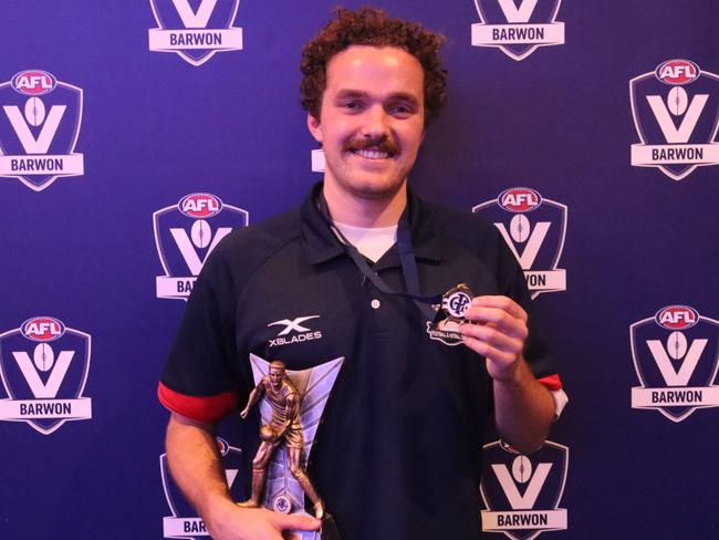 Doyle Madigan won the 2024 Mathieson Medal. Picture: AFL Barwon