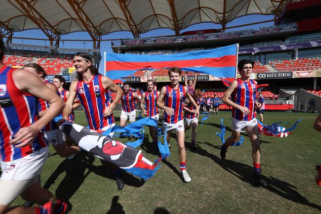 All the action from QAFL grand final day at Metricon Stadium. Picture: JASON O'BRIEN