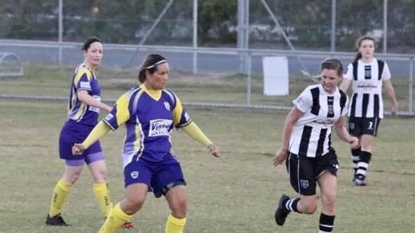 This local indigenous woman is coaching and playing football in Hervey Bay, on a mission to break barriers within the sport.