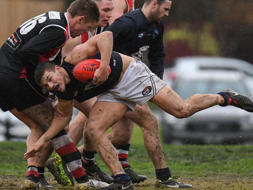 Watsonia and Epping clash in the Northern FL. Picture: Nathan McNeill.