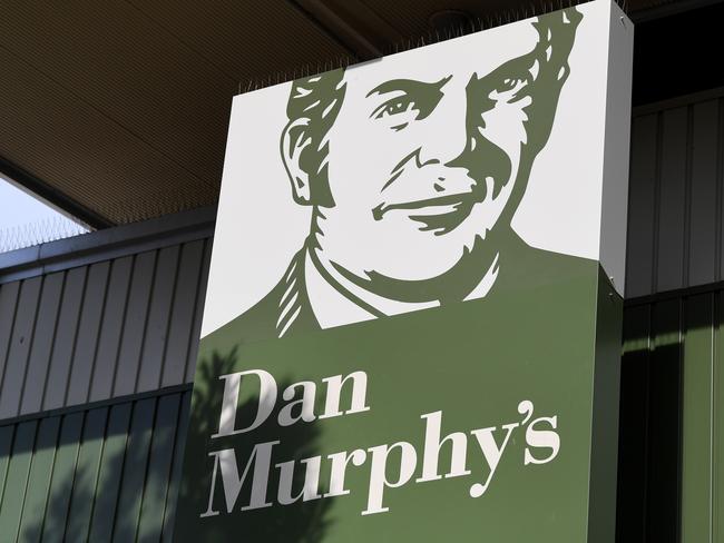 BRISBANE, AUSTRALIA - NewsWire Photos - APRIL 29, 2021. Signage outside a Dan MurphyÃs liquor store in Brisbane. Picture: NCA NewsWire / Dan Peled