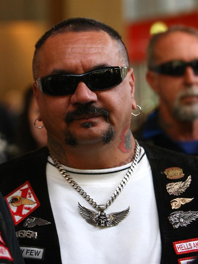 Derek Wainohu, former Sydney Hells Angels president.