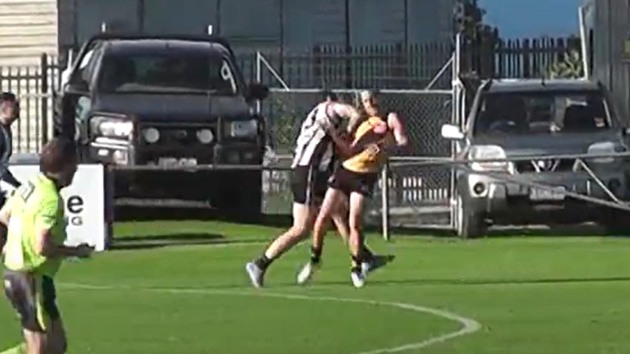 Magpies tall handed ban for late bump