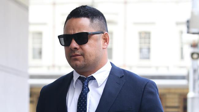 Jarryd Hayne arriving at the District Court. Picture: NCA Newswire / Gaye Gerard