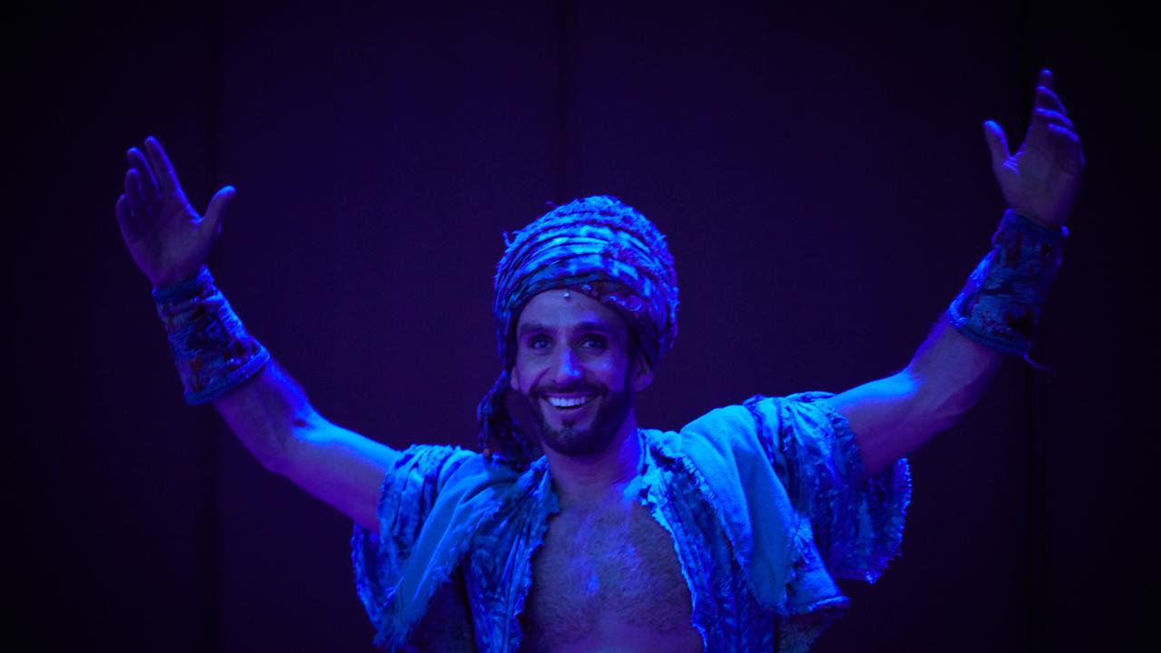 Behind the scenes at Disney's Aladdin at the Festival Centre in Adelaide, Wednesday, April 24, 2019. Picture: MATT LOXTON