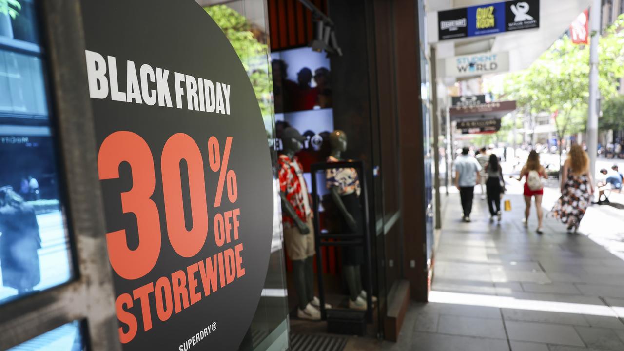 The Australian Retailers Association has pleaded with the RBA not to use strong Black Friday retail sales as a reason to raise interest rates in December. Picture: NCA NewsWire/ Dylan Robinson