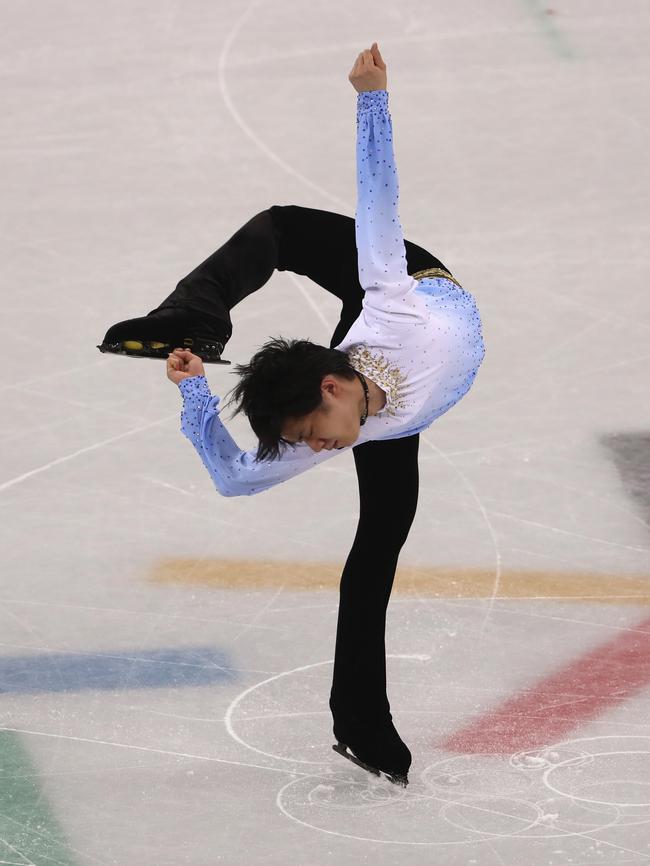 Olympic ice skater Yuzuru Hanyu of Japan. Picture: Getty Images