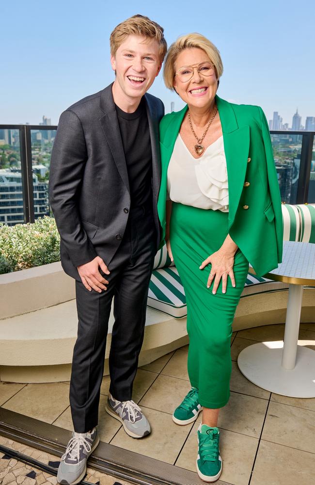 Robert Irwin and Julia Morris at Channel 10 upfronts. Photo: Supplied.