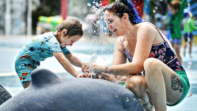 Lane on the Strand Water Park, Townsville. Picture: Alix Sweeney