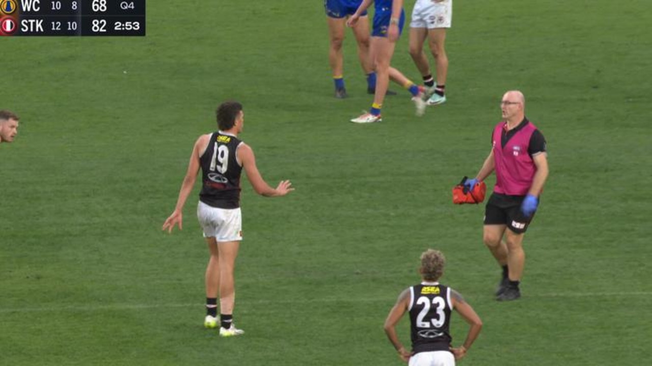 AFL Rowan MArshall head knock response