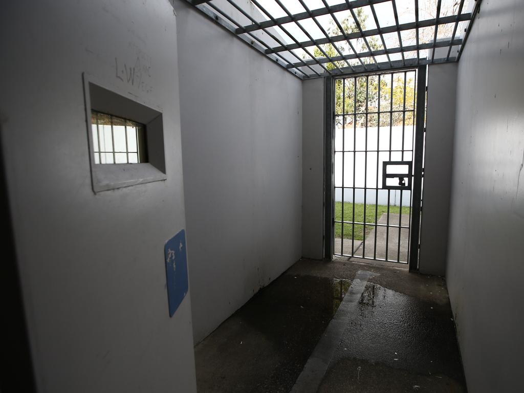 An isolation cell at Silverwater Correction Centre. Picture: Tim Hunter