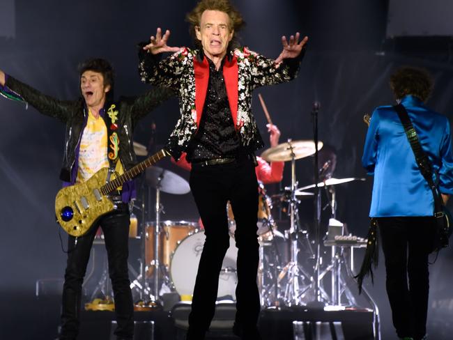 The Rolling Stones perform in the US. Picture: AFP