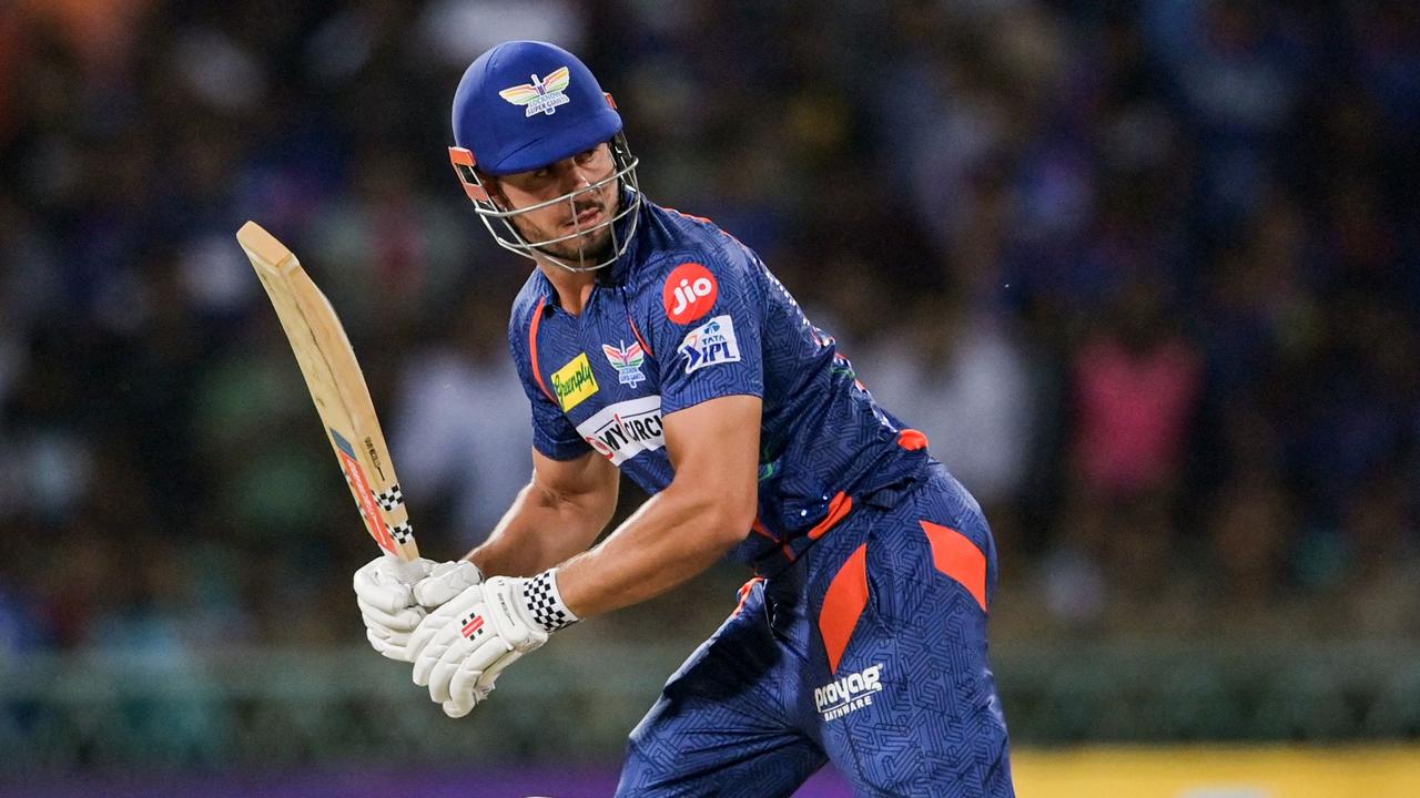 Lucknow Super Giants' all-rounder Marcus Stoinis. Photo by Money SHARMA / AFP