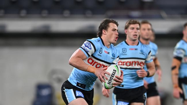 Emerging Sharks star Jesse Colquhoun is facing a four month stint on the sidelines. Picture: NRL Photos