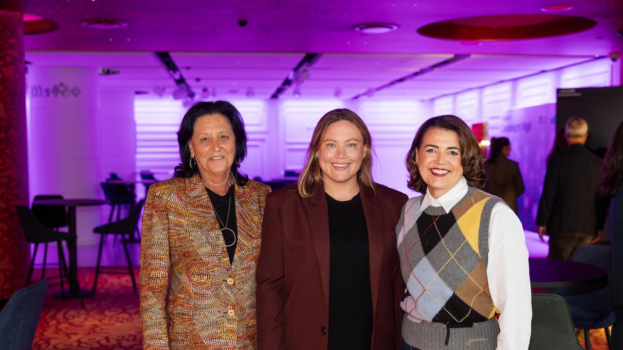 Christine Couzens, Ella George and Libby Coker want Geelong council to continue to provide in-home aged care. Picture: Ginger+Mint.