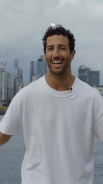 Daniel Ricciardo in Melbourne ahead of the Grand Prix