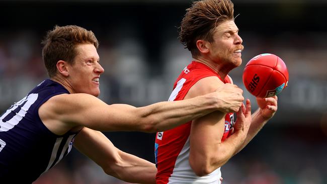 Sydney defender Dane Rampe was missed during the Swans’ 0-6 start to the season. Picture: Getty Images