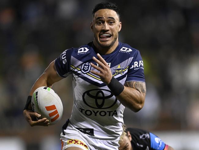 NRL 2024 RD22 Wests Tigers v North Queensland Cowboys - Valentine Holmes. Picture: NRL Photos