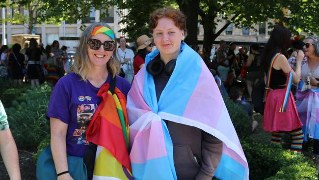 TasPride pride march Hobart 2025. Picture: Elise Kaine