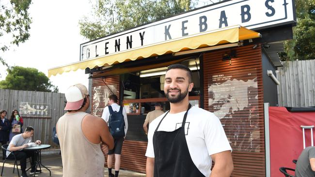 Glenny Kebabs owner Asad Syed, pictured at the business’ old home at Caltex Glen Waverley, is bringing his food truck back and restarting car meets. Picture: Lawrence Pinder.