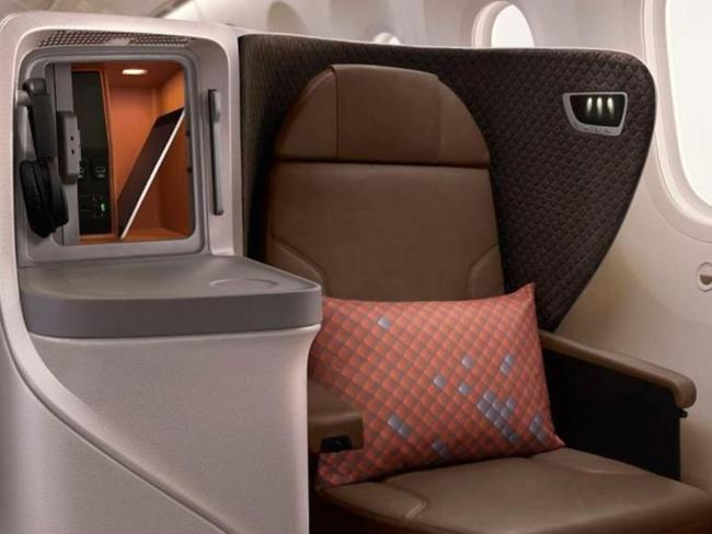 Inside Singapore Airlines' new $400 million Dreamliner. Picture: Singapore Airlines