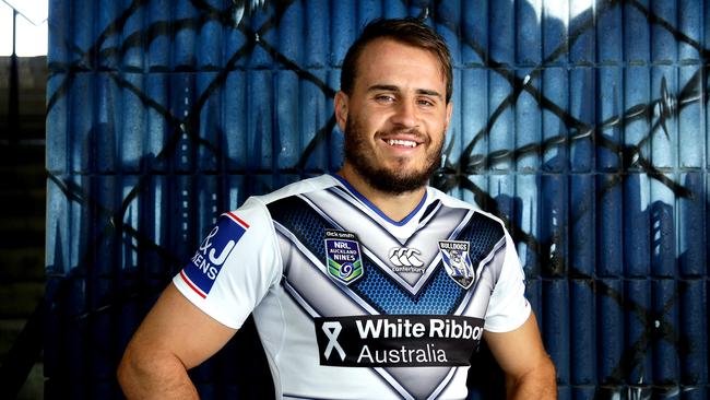 Josh Reynolds in the Bulldogs Jersey for the Auckland Nines tournament. Picture Gregg Porteous