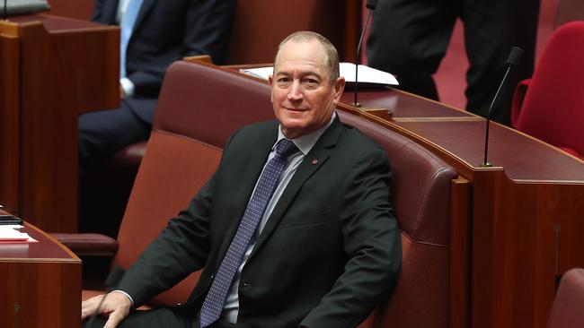 Senator Fraser Anning at Parliament House today. Picture: Kym Smith