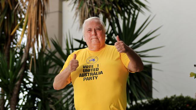 Clive Palmer failed to return to parliament. Picture: Scott Powick