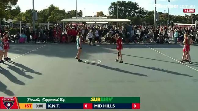 REPLAY: SA Country Netball Championships - Kowree Naracoorte Tatiara vs Mid Hills (U15's Div 1A) - Court 5