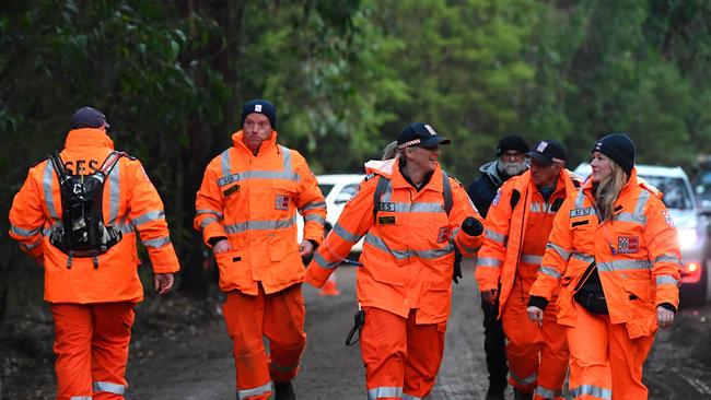 SES personnel were out in force for William