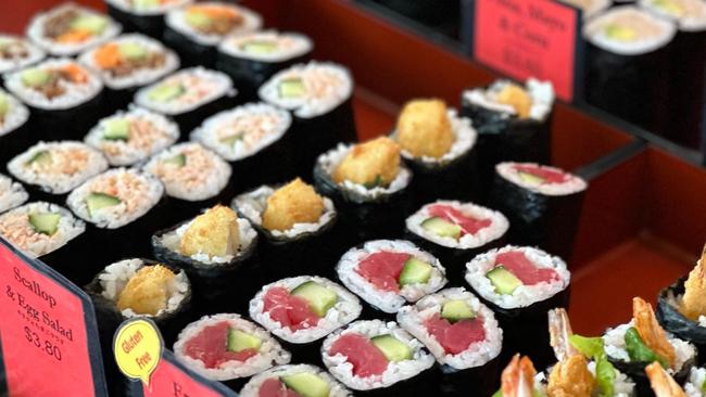 Youki's sushi. Located in Cowes and Wonthaggi.