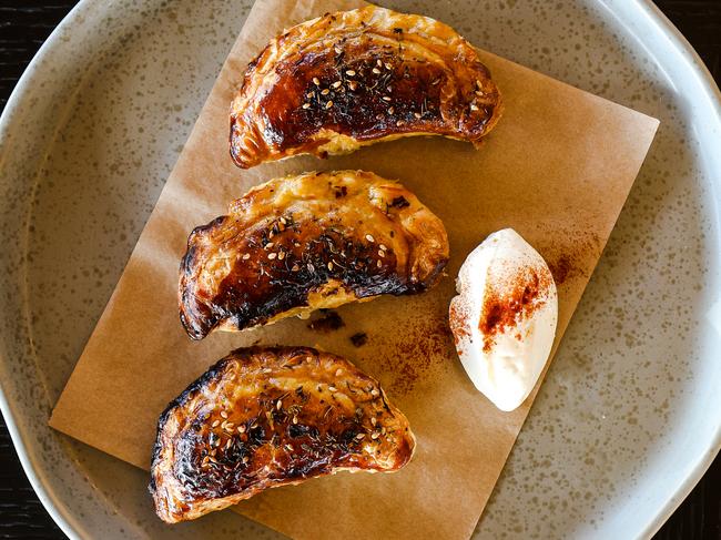 Order your own serve of eggplant empanadas. Picture: Lachlan Phyland