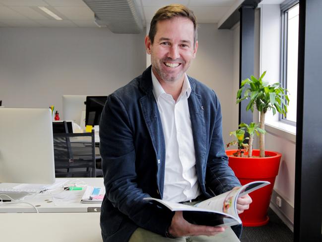 EMBARGO FOR THE DEAL MAY 21 2015  08 APRIL 2015 PADDINGTON -  Craig Blair at the Airtree offices in Paddington.Photo: Hollie Adams / The Australian