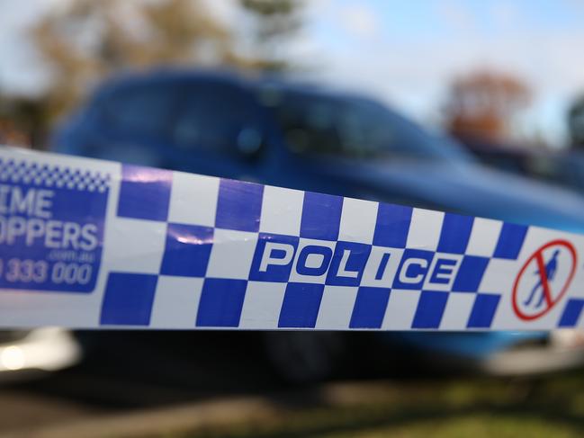 MELBOURNE, AUSTRALIA- NewsWire Photos June 25 2022,  Generic View of Police line tape at a crime scene.Picture: NCA NewsWire /Brendan Beckett