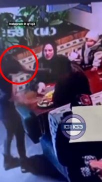 Outrage as man hits woman with plate at restaurant