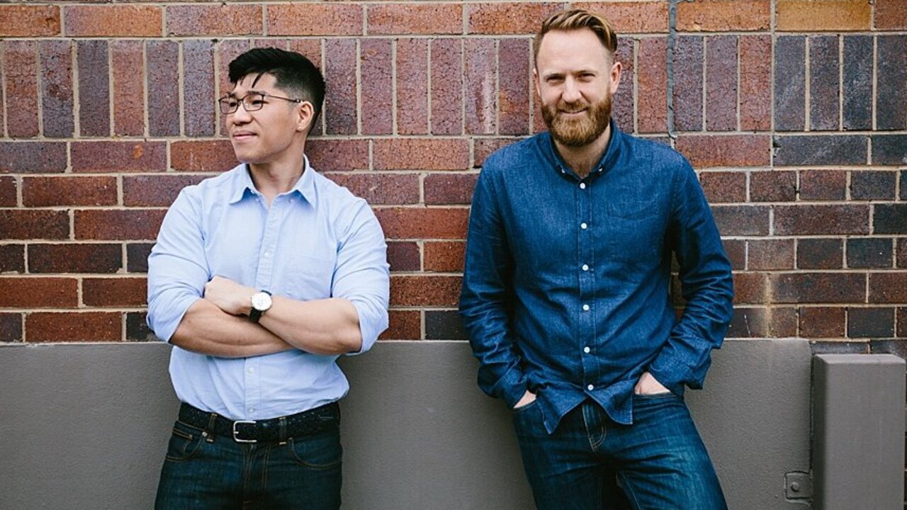 Chris Bates (right) pictured with Wealthful co-founder Ben Sum.