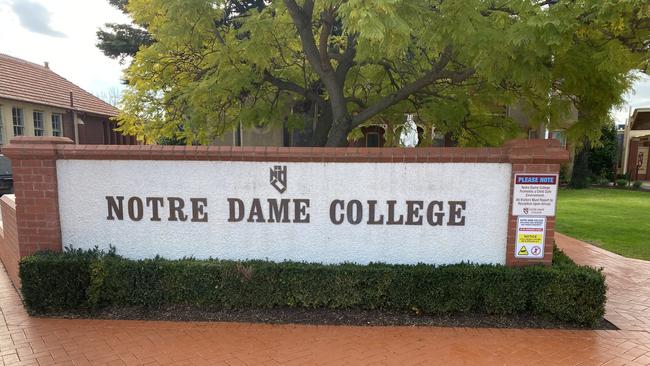 A group of students have been caught vaping on school grounds at Notre Dame College.