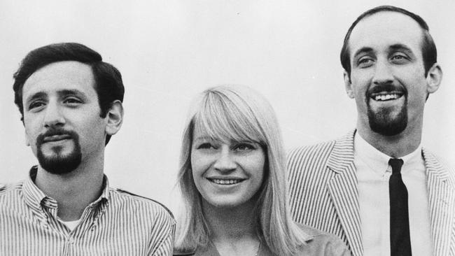 Peter, Paul and Mary. Picture: AP