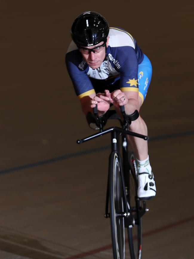 Hicks at the Adelaide Superdrome. Picture Sarah Reed